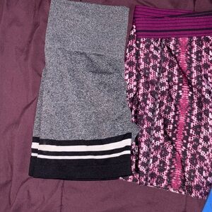 Stylish Gray and Pink Women's Skirt